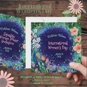 Cartes Pour Fêtes Annuelles Fête des femmes florales