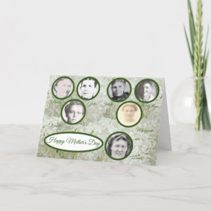 Cartes Pour Fêtes Annuelles Fête des mères de famille de boules de neige