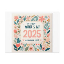 Fête des mères de grand-mère pour la première fois