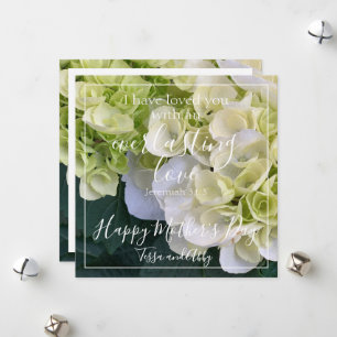 Cartes Pour Fêtes Annuelles Fête des Mères Fleurie Amour Verset Biblique Perso