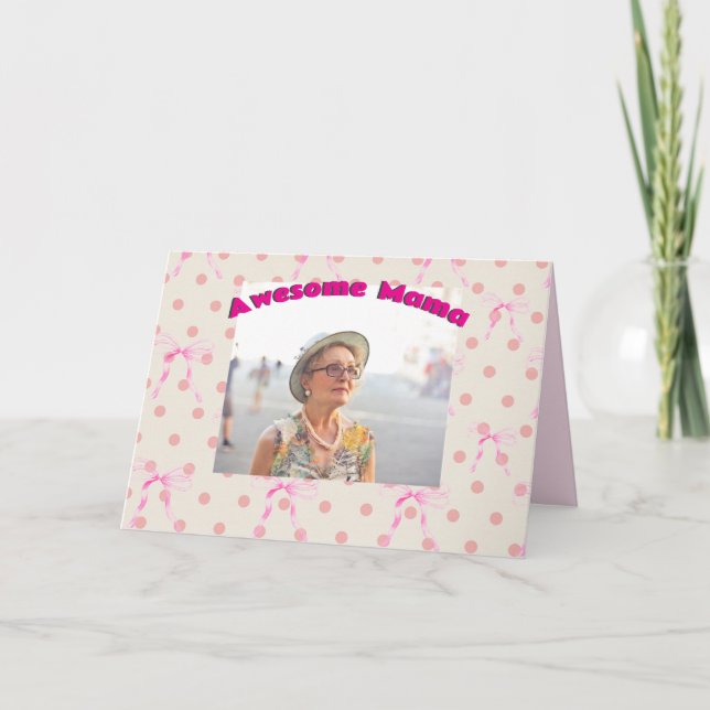 Cartes Pour Fêtes Annuelles Fête des mères Maman grand-mère Nana Message de Pe (Devant)