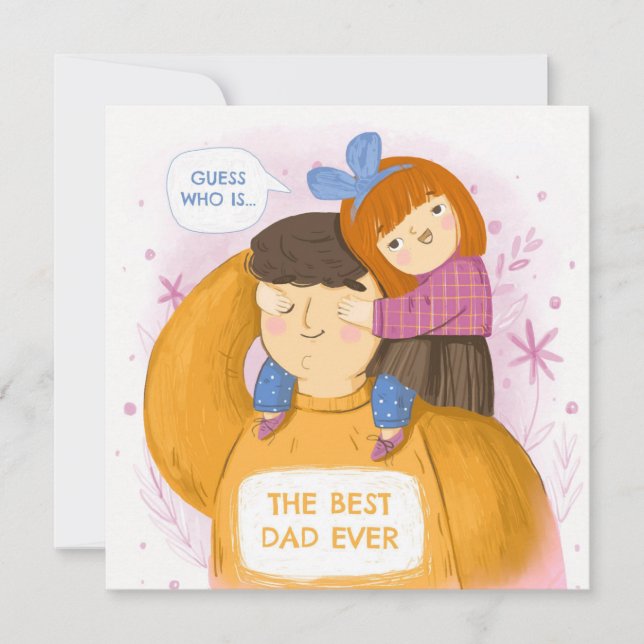 Cartes Pour Fêtes Annuelles Fête des pères (Devant)