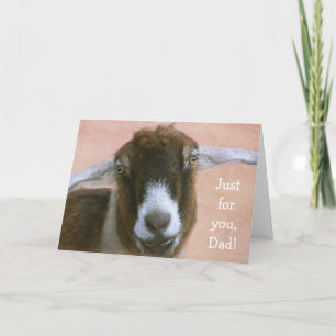Cartes Pour Fêtes Annuelles Fête des pères de chèvre Sincere