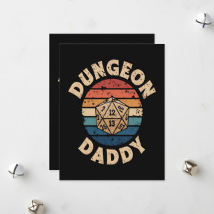 Cartes Pour Fêtes Annuelles Fête des pères Dungeon Daddy