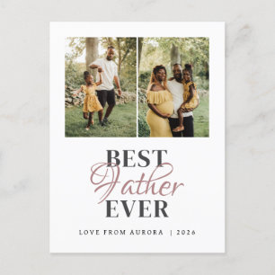 Cartes Pour Fêtes Annuelles Fête des pères moderne minimaliste Joyeuse 2 Photo