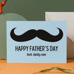 Cartes Pour Fêtes Annuelles Fête des pères moustache
