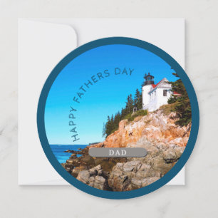 Cartes Pour Fêtes Annuelles Fête des pères Parc national Acadia Phare