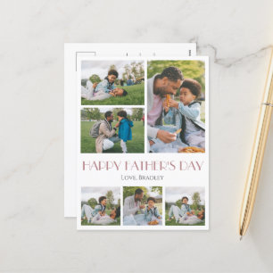 Cartes Pour Fêtes Annuelles Fête des pères simple et élégante Sweet Photo Coll