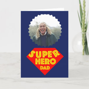 Cartes Pour Fêtes Annuelles Fête des pères Super Hero Papa