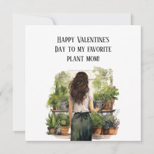Cartes Pour Fêtes Annuelles Fête des plantes maman de la Saint-Valentin