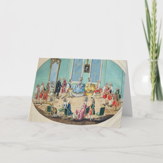 Cartes Pour Fêtes Annuelles Fête du Nouvel An à Vienne en 1782, 1783 (Devant)