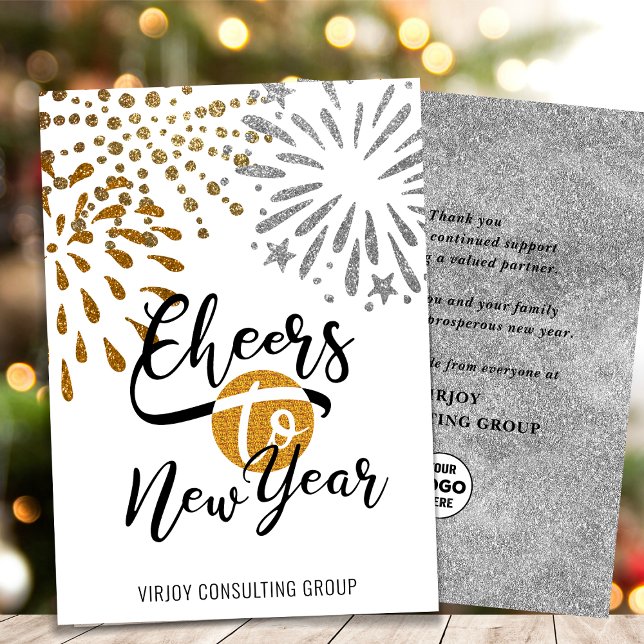 Cartes Pour Fêtes Annuelles Fête du Nouvel An Festivals Entreprise moderne (Créateur téléchargé)