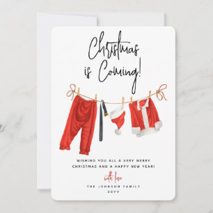Cartes Pour Fêtes Annuelles Fête du Père Noël moderne