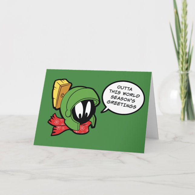 Cartes Pour Fêtes Annuelles Fête "Outthis World" MARVIN MARTIAN™ (Devant)