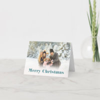 Fête photo pliée du message personnalisé