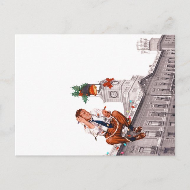 Cartes Pour Fêtes Annuelles Fête postale (Devant)
