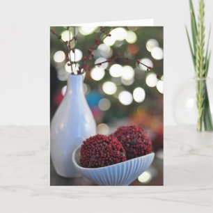 Cartes Pour Fêtes Annuelles Fête rouge et blanche