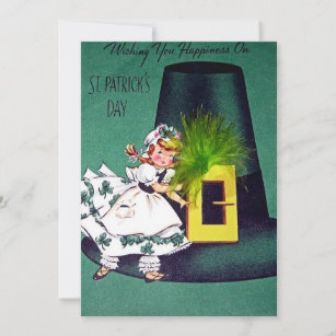 Cartes Pour Fêtes Annuelles Fête vintage de la St Patrick