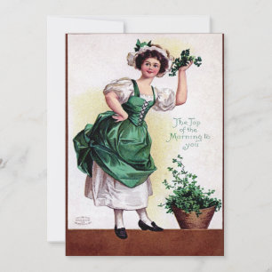 Cartes Pour Fêtes Annuelles Fête vintage de la St Patrick