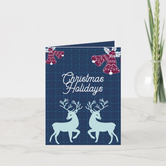 Cartes Pour Fêtes Annuelles Fêtes de Noël (Devant)