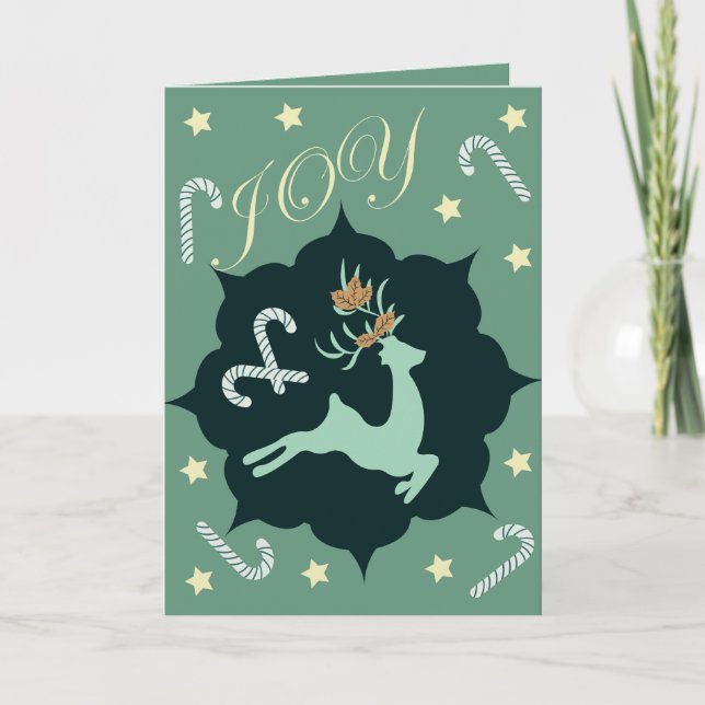 Cartes Pour Fêtes Annuelles Fêtes de Noël (Devant)