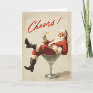 Cartes Pour Fêtes Annuelles Fêtes de Noël avec le Père Noël