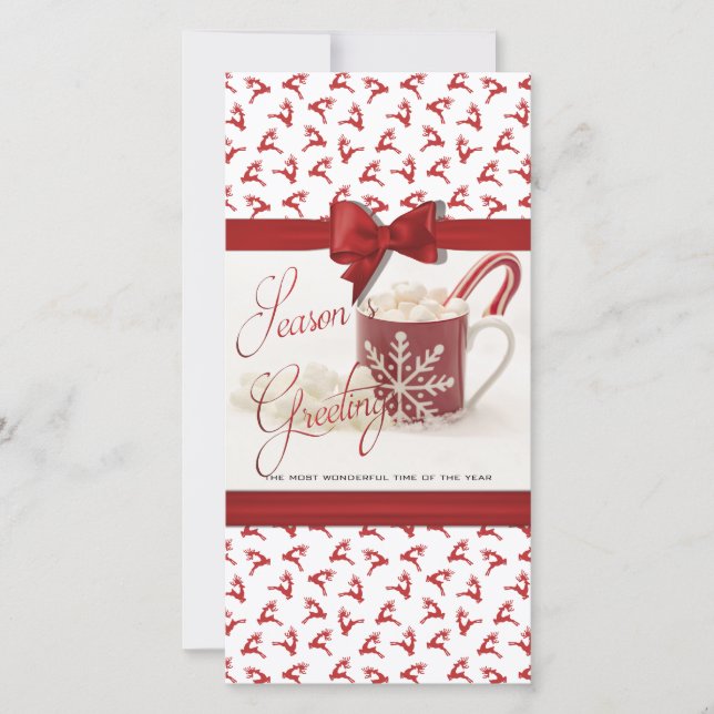 Cartes Pour Fêtes Annuelles Fêtes de Noël, meilleur moment de l'année (Devant)