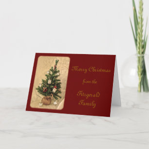 Cartes Pour Fêtes Annuelles Fêtes de Noël par Janz Red Tree