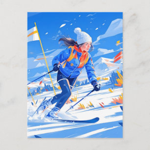 Cartes Pour Fêtes Annuelles Fêtes des Jeux Olympiques d'hiver, Joie des Fêtes
