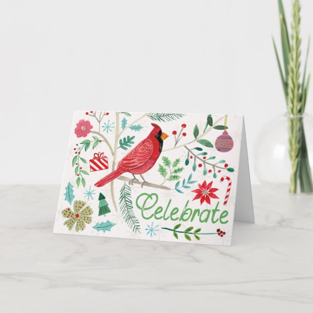 Cartes Pour Fêtes Annuelles Fêtes gaies - Célébration (Devant)