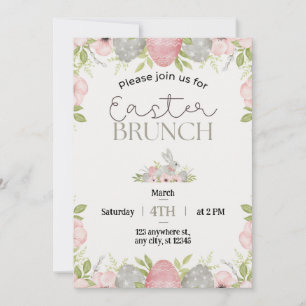Cartes Pour Fêtes Annuelles Fêtez le printemps avec un délicieux brunch de Pâq