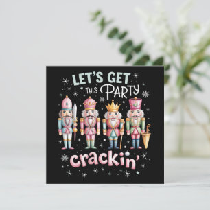 Cartes Pour Fêtes Annuelles Fêtons Noël avec un Casse-Noisette de Noël
