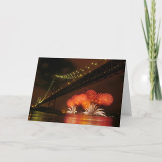 Cartes Pour Fêtes Annuelles Feu