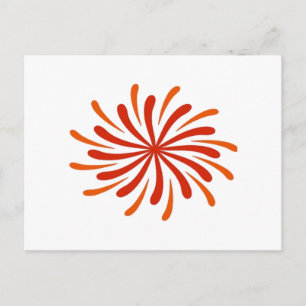 Cartes Pour Fêtes Annuelles Feu d'artifice Classique