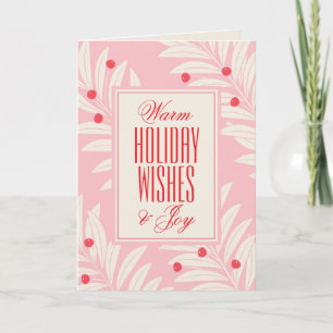 Cartes Pour Fêtes Annuelles Feuillage de fêtes lumineux