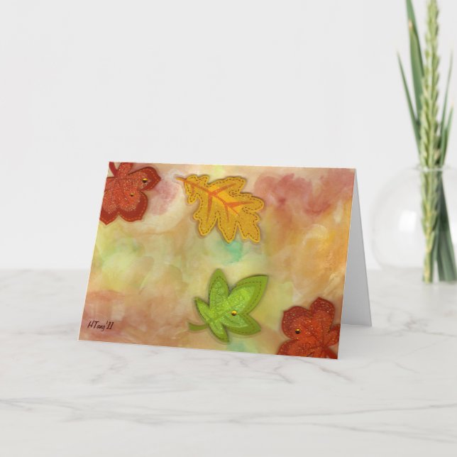 Cartes Pour Fêtes Annuelles feuille (Devant)