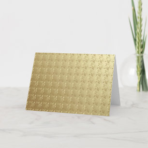 Cartes Pour Fêtes Annuelles feuilles de feuille d'or sur arrière - plan or