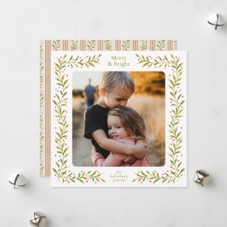 Cartes Pour Fêtes Annuelles Feuilles Peintes