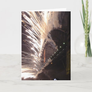 Cartes Pour Fêtes Annuelles feux d'artifice de sydney