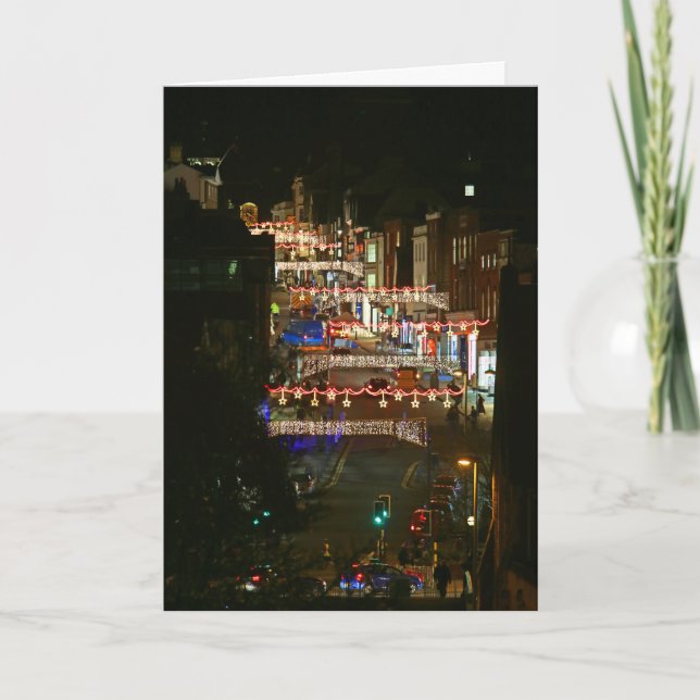 Cartes Pour Fêtes Annuelles Feux de Noël Guildford (Devant)