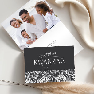 Cartes Pour Fêtes Annuelles Fidélité   Intérieur photo pliée Kwanzaa
