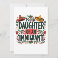 Fier fille d'un immigrant mexicain
