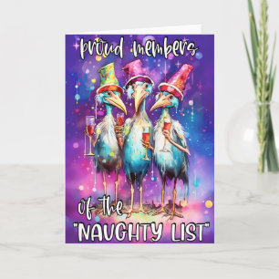 Cartes Pour Fêtes Annuelles Fier Les Membres De La Liste Des Méchants