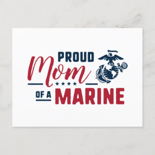 Cartes Pour Fêtes Annuelles Fier maman d'une Marine