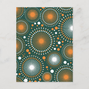Cartes Pour Fêtes Annuelles Fiesta vintage Sky Joy Fireworks