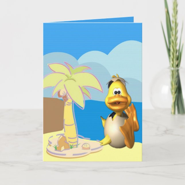 Cartes Pour Fêtes Annuelles Fièvre de canard (Devant)