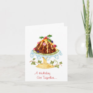 Cartes Pour Fêtes Annuelles Figgy pudding