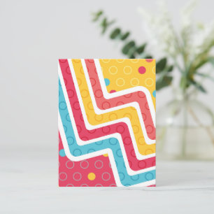 Cartes Pour Fêtes Annuelles Figures géométriques 4