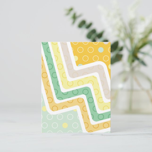 Cartes Pour Fêtes Annuelles Figures géométriques 7 (Debout devant)
