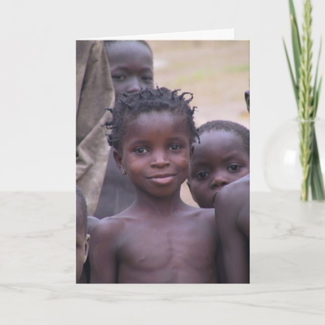 Cartes Pour Fêtes Annuelles Fille d'Agou Fie (Devant)